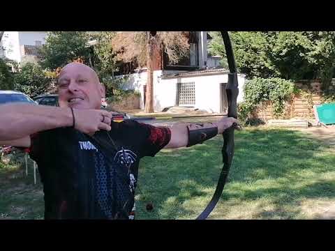 ANKER muscle training. Full draw for training. Fitness training. Thomas Brugger BOGENSPORT extreme