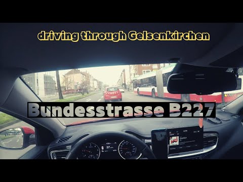 A Drive through Gelsenkirchen, a former German coal mining town