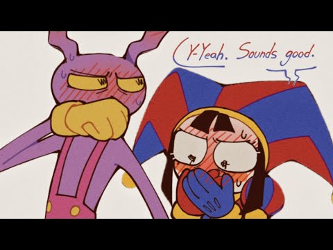 Pomni Slams Jax Love ❤️ | Pomni x Jax  | The Amazing Digital Circus Comic Dub
