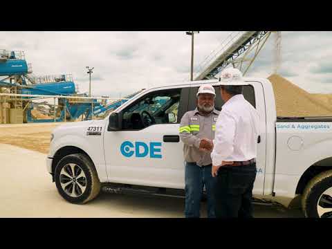 CDE's 450tph Sand & Gravel Wash Plant Installed For Resource Materials