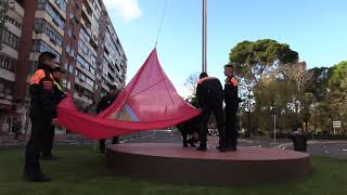 Izado de la bandera de Alcalá de Henares