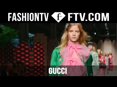 Gucci Spring 2016 Runway Show from Milan Fashion Week! | MFW | FTV.com