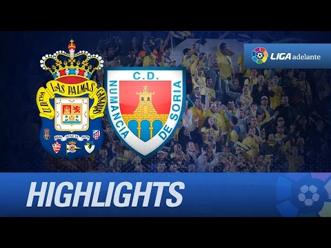 Resumen de UD Las Palmas (2-0) CD Numancia - HD