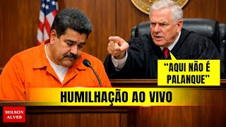 MADURO é HUMILHADO no julgamento: Juiz corta Maduro ao se declarar presidente