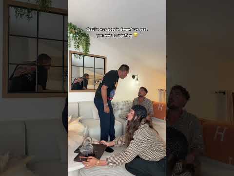 Sa réaction 😱
