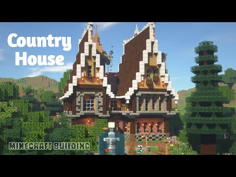 EPIC MINECRAFT COUNTRY HOUSE BUILD!