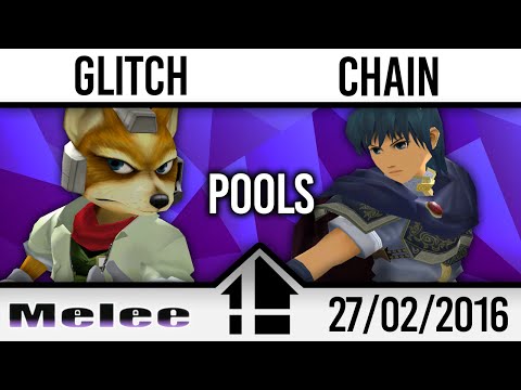 Melee @ Fragsoc Pools - Glitch (Fox) vs Chain (Marth)