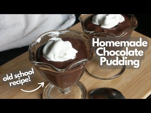 Chocolate Pudding ~ Old School Recipe