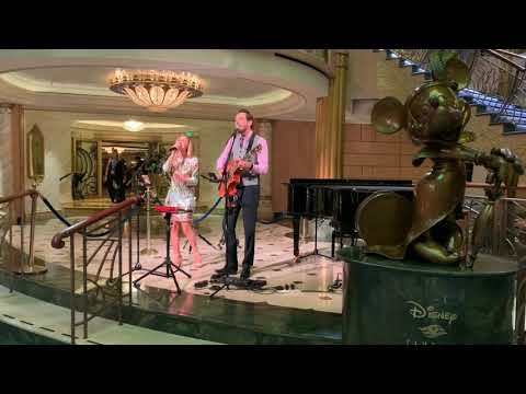 Olya Gram performing for Disney Cruise Lines ( As apart of O&A Duo ) 2019