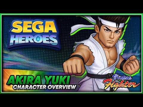 SEGA HEROES | Akira Yuki Character Overview | Virtua Fighter
