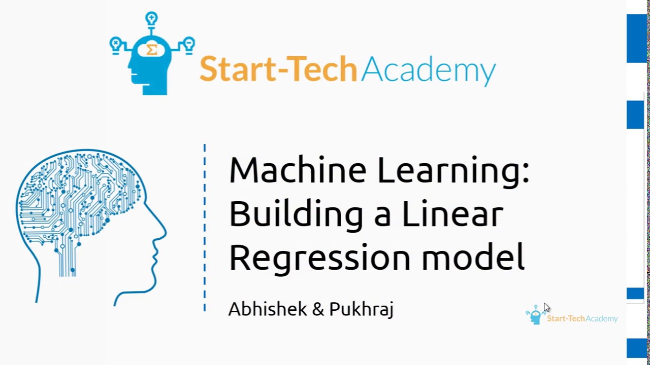 Udemy course on Machine Learning Basics: Linear regression modelling in Python