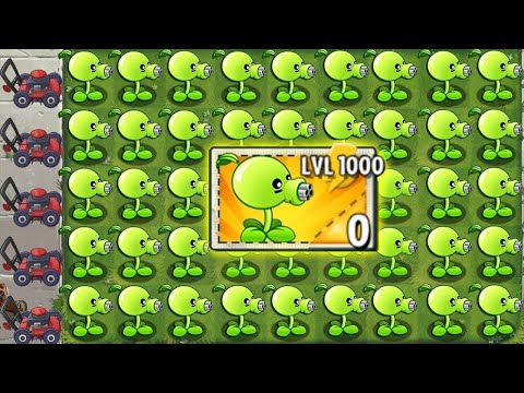 All 1000 PEA Plant VS Team Zombie NOOB - PRO - HACKER - GOD - Who Will Win? - PvZ2 Plant vs Plant