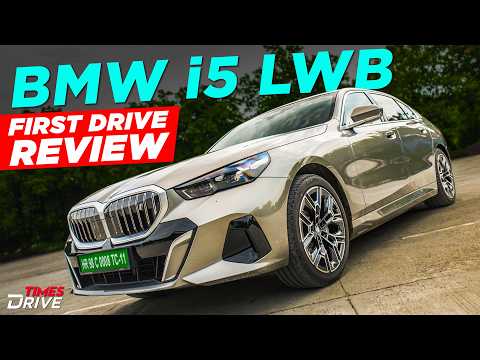 Thumbnail for LIVE : BMW i5 LWB First Drive Review: The Perfect Luxury EV for India? | Times Drive by BMW i5