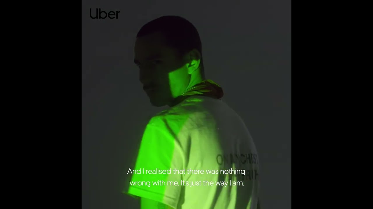 Uber - Roger: flying the Aromantic Pride Flag, Uber Pride (2019)