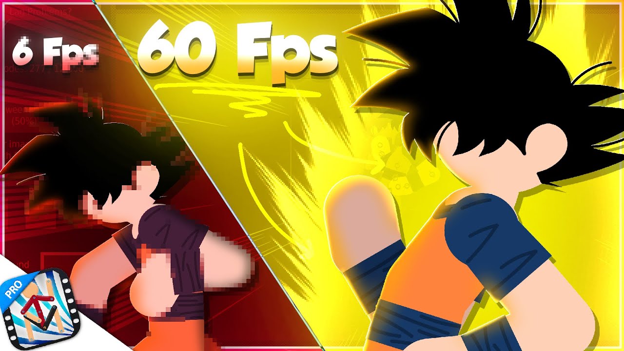 Animating Goku At 6 VS 60 Fps!