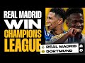 Vini Jnr & Carvajal Win Champions League For Real Madrid 2-0 Dortmund | Bellingham Celebrates