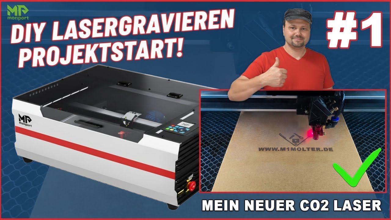 NEUES CO2 LASER SETUP! Warum der Monport Reno45 Pro? Unboxing & Erste Eindrücke