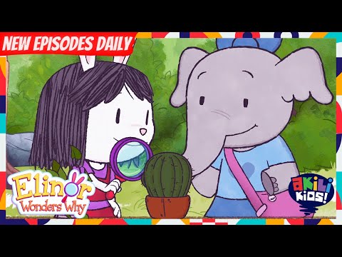 Elinor Wonders Why | The Pokey Plant | Akili Kids!