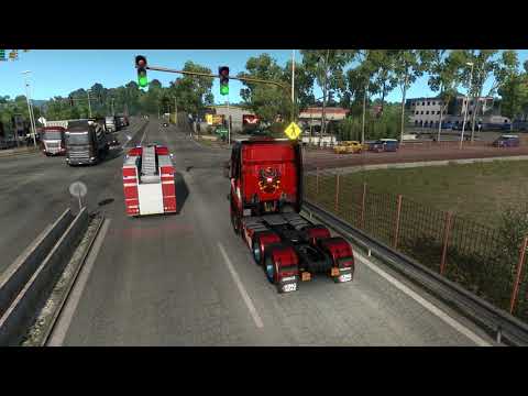 Euro Truck Simulator 2 New Scania S450 Catânia (IT) Indo Engatar a carreta na IKEA