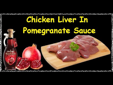 Chicken Liver In Pomegranate Sauce / Book of recipes / Bon Appetit