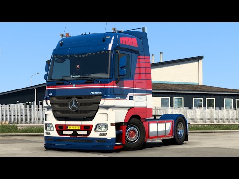 ETS2 Mercedes-Actros MP2 Open Pipe Aalborg (DK) - Stavanger (N)