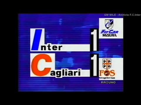 1990-91 (18^ - 27-01-1991) INTER-Cagliari 1-1 [Klinsmann,Cappioli] Servizio D.S.Rai1