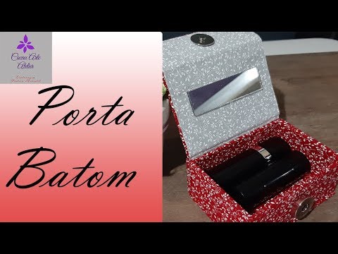 ❤️ Dica da Cacau - Porta Batom em Cartonagem!