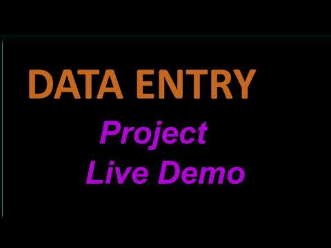 Virtual Assistant Data Entry work demo for beginners on Fiverr | Upwork with practice file