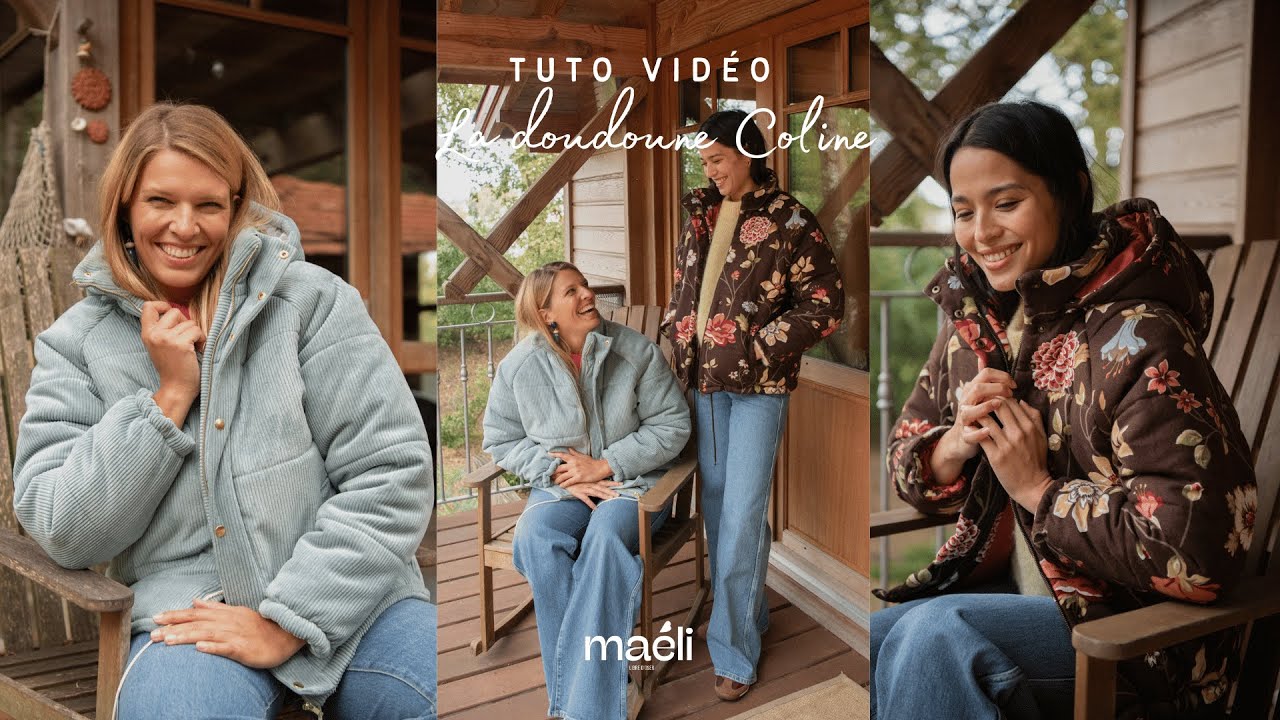 Patron doudoune Coline - Calissone