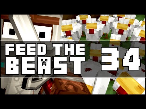 Minecraft Feed The Beast - Episode 34: Soul Shards & Chicken Massacre!