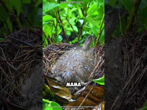 Мама-птица растрогала всех 😢🐦. #short
