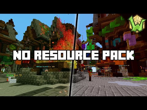 JayceWasHere - What does the Minecraft MMORPG Look like WITHOUT the Resource Pack? [WynnCraft]