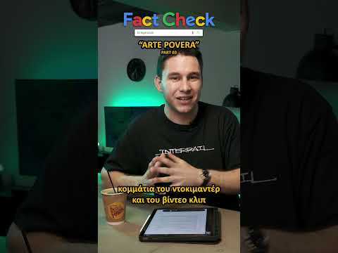 ARTE POVERA (Part 03) - Fact Check S02E11