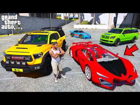 Franklin Buys INSANE Secret Cars for His New Showroom! (GTA 5)