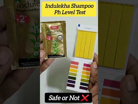 Indulekha shampoo #phtest #ashortaday #shorts  #youtubeshorts #ytshorts #shampoo #viral  #haircare