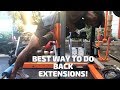 🍑How To Do Back Extensions | BJ Gaddour Glutes Hamstrings Workout Exercises Men's Health