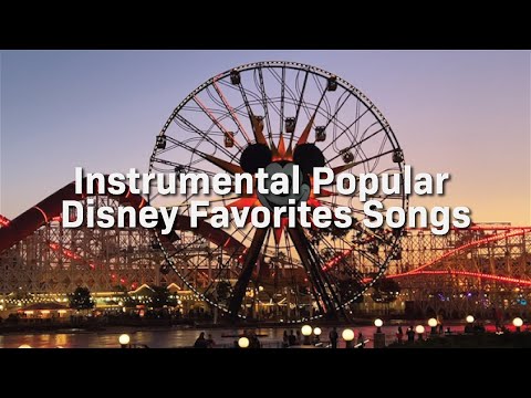 6 HOURS of Instrumental Popular Disney Favorites Songs | Disney Songs