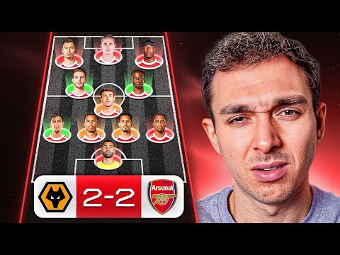 Playing Like LOSERS | Player Ratings Wolves 2-2 Arsenal