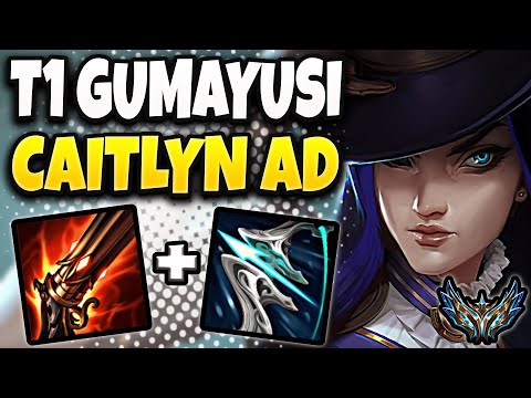 T1 Gumayusi Caitlyn ADC vs Jinx - Patch 13.5 Korea Challenger ✅