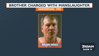 Brother charged with manslaughter in Anderson, MO