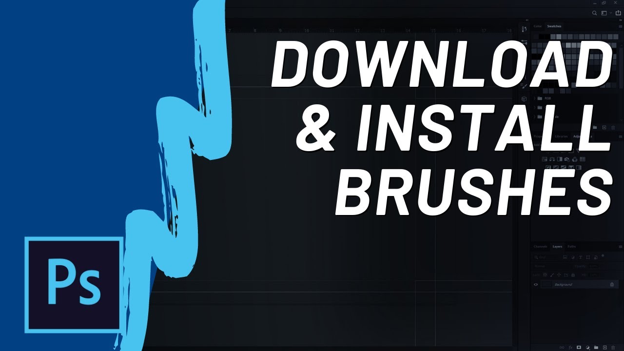 How to Install and Use Photoshop Brushes - video 2