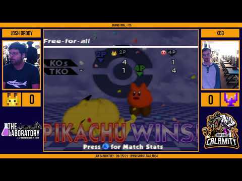 Lab 64 Monthly | Josh Brody vs KD3 [L] - Grand Final - Vanilla 64