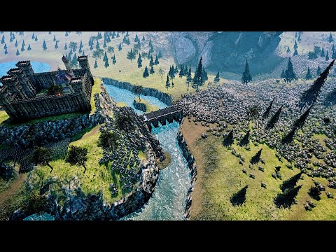 50,000 Werewolves Lay Siege To Ancient Castle | Ultimate Epic Battle Simulator | UEBS