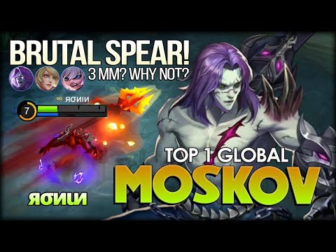 Unkillable Blood Spear! Perfect Move by яσиιи Top 1 Global Moskov - Mobile Legends: Bang Bang
