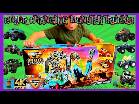 Epic Monster Jam Ramp UNBOXING with Color-Changing Trucks!🛻
