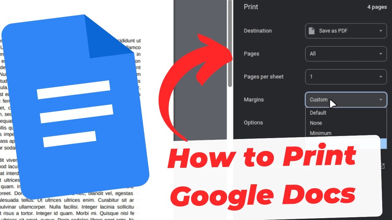 How to Print Google Docs (Format for Print)