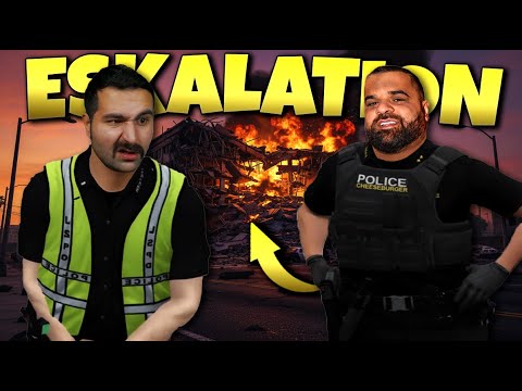 Auf STREIFE mit ALI BUMAYE ESKALIERT KOMPLETT 😱