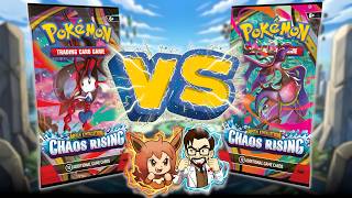 Girl Challenges Her Father to a Battle | 🌊 Chaos Rising Pack Opening | Who Wins This Showdown?