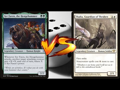 Syr faren Vs thalia - MTG EDH Duel Commander