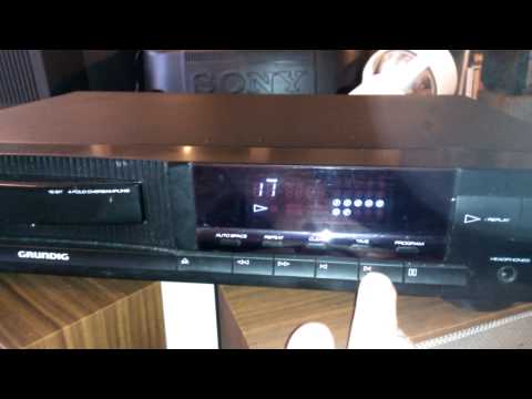 Test für Ebay : Grundig CD - Player : CD 435 , 1990